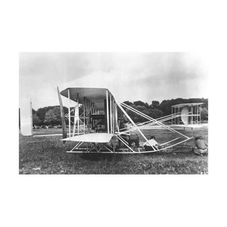 Military Flyers - Wright Brothers' Military Flyer of 1909 Print Wall Art