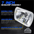 thumbnail image 6 of 5x7" 7x6" Led Headlights For Ford E-100 E-150 E-250 E-350 Econoline Wagon Van, 6 of 14