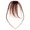 Brown, variant on MasteelfCA Bang Hair Clip Hair Bang Hairpiece Clip in Air Bang Hair Extensions Bang Clip