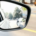 thumbnail image 2 of Happy Date Car Blind Spot Mirror, 2PCS HD Convex Glass Angle Adjustable Side View Mirrors, Fan Shaped Rotatable Frameless Wide Angle Blind Spot Mirror for Car SUV Exterior Car Accessories, 2 of 9