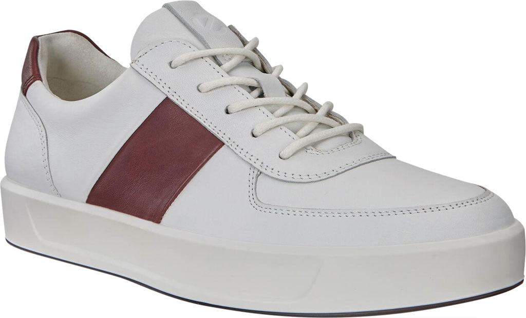 ECCO Soft 8 Classic Sneaker White/Rust Leather M