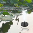 thumbnail image 3 of Fontaine Solaire avec Technologie Submersible Améliorée, Embellit le Jardin par une Utilisation Flexible de l'Énergie Solaire Écologique_Perfect Gift, 3 of 5