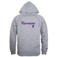 thumbnail image 1 of W Republic 558-220-HGY-04 Furman University Sweat à Capuche Script pour Hommes, Gris Chiné - Extra Large, 1 of 1