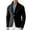 Black, variant on Maoxin Men's Coats and Jackets Men's Fashion Casual Trend Woolen-breasted Solid Color Long-sleeved Hoodless Casual Coat/jacket Black M