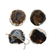 thumbnail image 1 of Creative Co-Op 4 Piece Brown Agate Coaster Set, 1 of 9