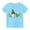 Blue, variant on Jacenvly Children's St. Parikh's Day Gift Toddler Kids Boys Girls Fashion Cute Solid Color Round Neck Print Short Sleeve Top Cotton, Comfortable, Soft, Colorfast, Cute, Stylish Easter Gifts for Kids
