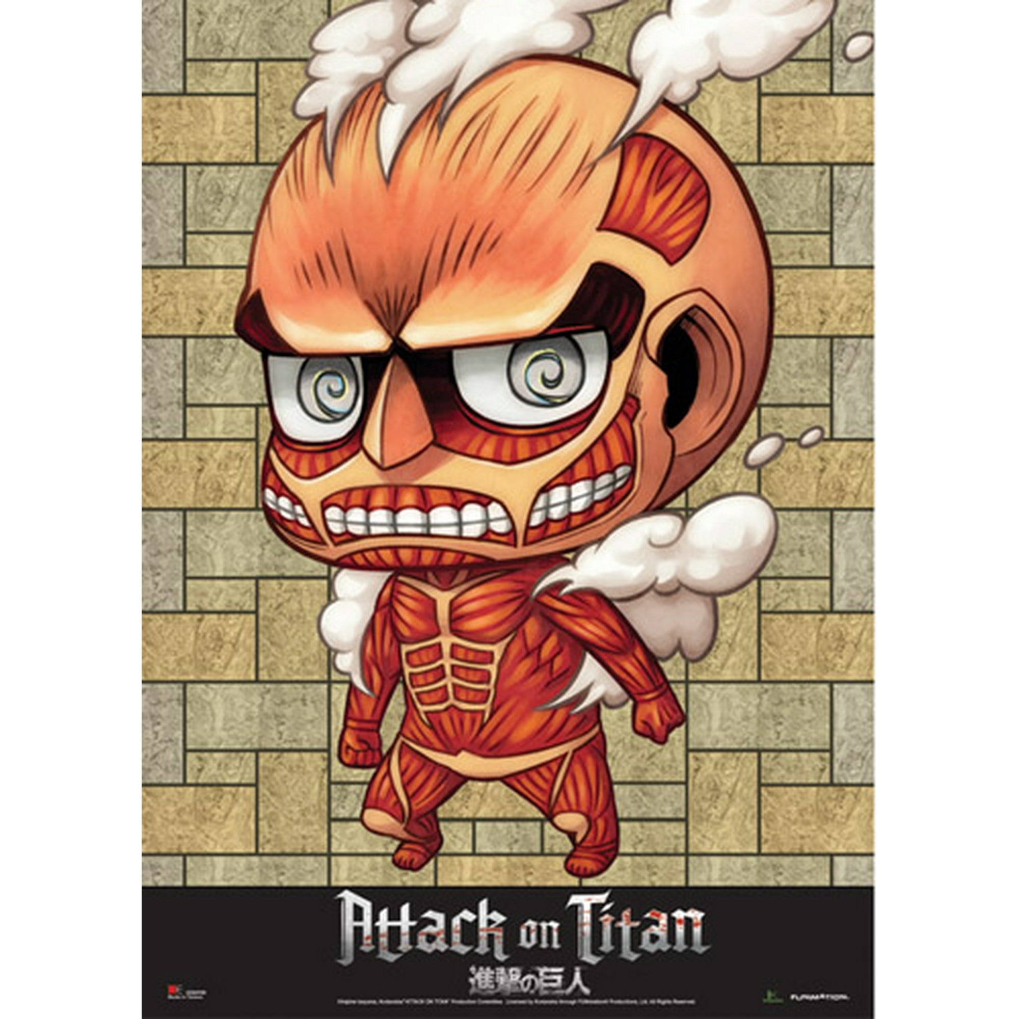 Attack on selling titan framed artwork x9