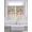 Orange, variant on Vintage Leaves Bathroom Window Curtain, Summer Botanical Pastoral Watercolor Light Filtering Coffee Kitchen Curtains, Bedroom Living Room Curtains 2 Panel 84"x54"