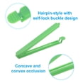 thumbnail image 4 of Sealing Clips 6.3 Inch, 10 Pack Reusable Plastic Bag Clamp Sealer for Food Storage, Green, 4 of 5