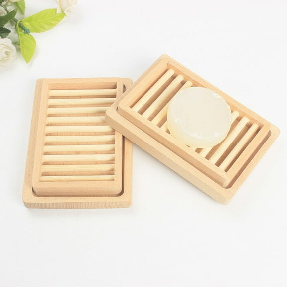 FRCOLOR  Soap Holder for Counter Top Rustic Container Travel