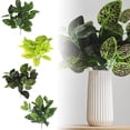 thumbnail image 6 of Set of 3 Realistic Artificial Greenery Stems for Decoration, 13 Inch Leaf for Vase Fillers and Garden Planters, Home Workplace Indoor Outdoor and Wedding Event Decor, 6 of 6