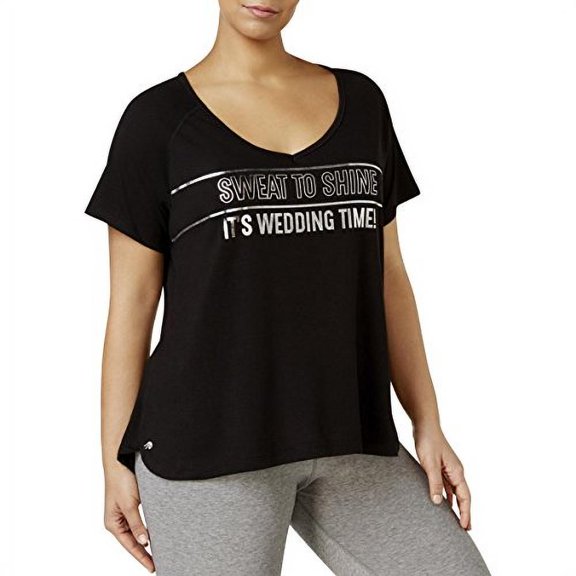 Ideology Womens Wedding Time Bridesmaid Graphic T-Shirt;L