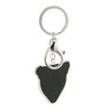 thumbnail image 2 of Keychain Exquisite Rhinestone Encrusted Leopard Head Car Bag Pendant for Girl Rhinestone Leopard Pendant Metal Bag Pendant Decoration (Silver), 2 of 9