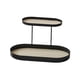 thumbnail image 2 of Double Layer Iron Storage Tray Organizer, Jewelry Perfume Makeup Display Rack, Tabletop Countertop Bathroom Kitchen Shelf, Decorative Metal Holder for Cosmetics Accessories Rings Earrings Keys, 2 of 7