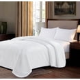 thumbnail image 2 of Chezmoi Collection Heavy Thick Korean Style Faux Mink Blanket Single Ply 9 Lbs, 750GSM Silky Soft Plush Raschel Mink Blanket, 92" x 106" US King Size, Solid White, 2 of 8