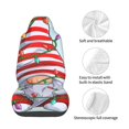 thumbnail image 4 of Balery Funny Christmas Gnome Funda de Asiento para Auto con Diseño - Cubierta Frontal Suave y Transpirable con Protector Antideslizante- 1 Unidad, 4 of 5