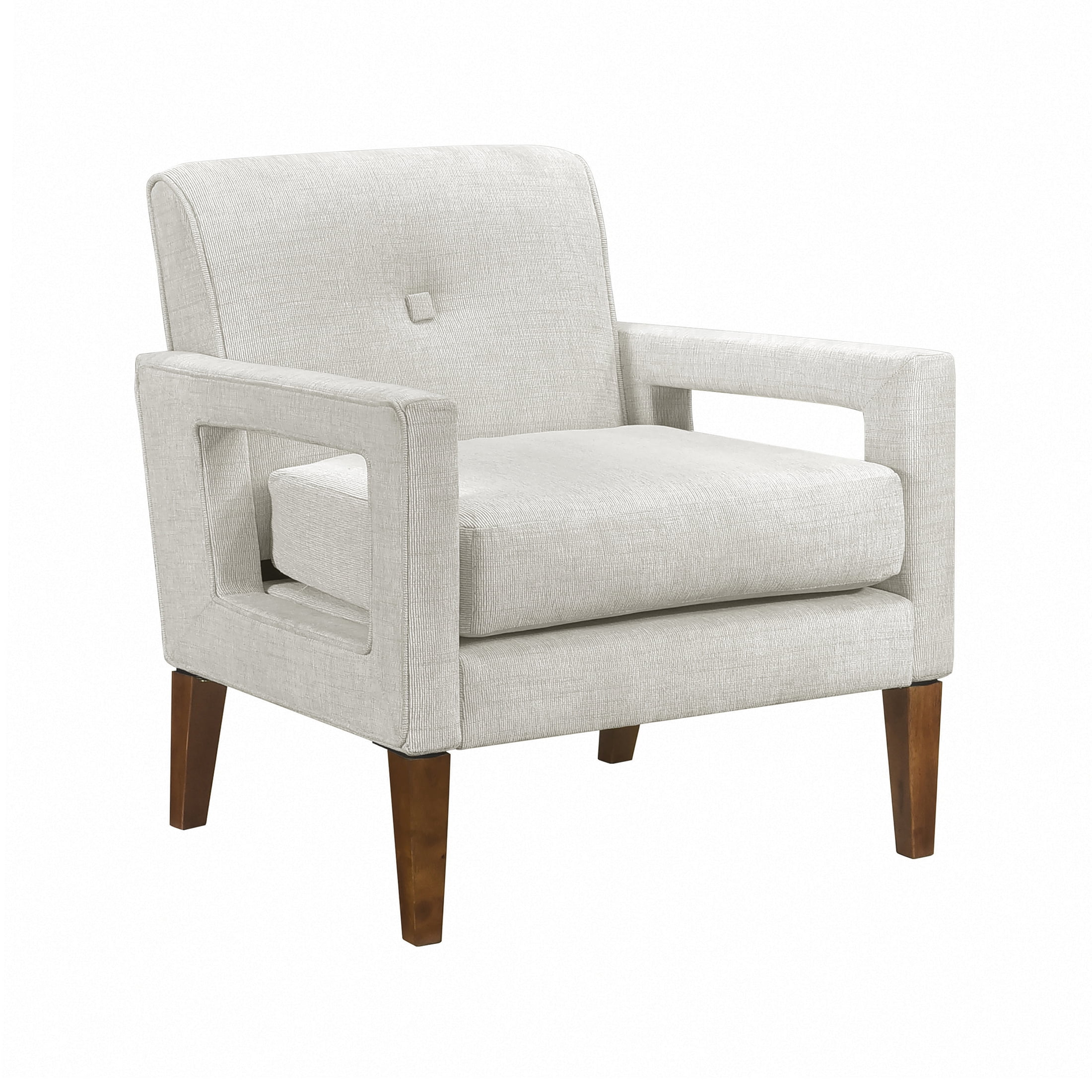 OakvillePark Vanton Chenille Accent Chair, Beige