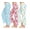 Bright Watercolors, variant on Women’s Pajama Pants 3-Pack, Lightweight Soft Stretch Printed Sleep & Lounge Pants with Adjustable Drawstring Waist, Sizes S–2XL