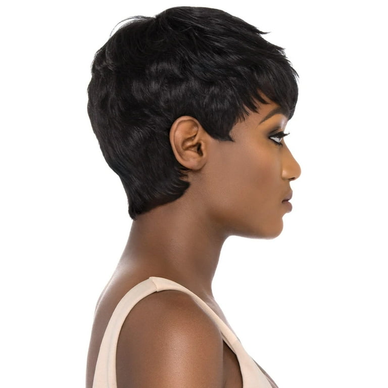 Outre short human hair cheap wigs