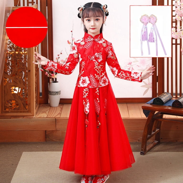 chinese new year dress colors Amazon.com: Chinese New Year Girls Cheongsam A-line Dress Women (Color : Red, Size : L) : Clothing, Shoes & Jewelry