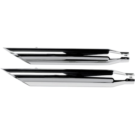 Khrome Werks 3" Chrome HP Plus Mufflers Slash Cut (202390)