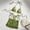Green, variant on Lace Bikini with Mini Skirt Halter Triangle Backless for Tan Through 3 Piece Swimsuits for Women White XL(XL)