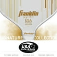 thumbnail image 3 of Franklin Sports Pro Signature Pickleball Paddles - 13mm Poly Core - Gold, 3 of 9