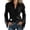 Black, variant on Western Outfit For Women Faux Suede Western Fringe Decor Jacket Button Down Slim Fit Casual Outerwear Trendy Fall Outfits