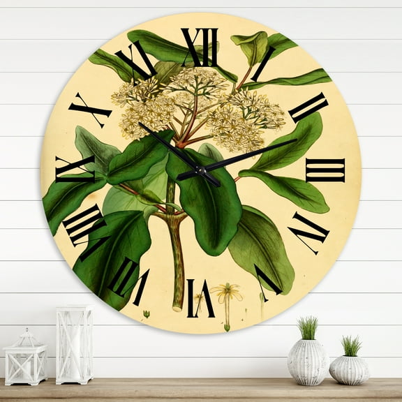 Designart 1 in Quartz Traditional Wall Clock