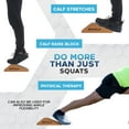 thumbnail image 5 of Riptale Cork Squat Wedge Block - 2 Pieces - Slant Board for Squats with Anti-Skid Top Grip and Non-Slip Bottom Strips - Carry Bag for Easy Portability - Sturdy Slant Board for Calf Stretching, 5 of 7