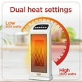 thumbnail image 2 of BLACK+DECKER Oscillating Portable Heater Tower and Heater and Tower Fan with Electronic Controls, Ceramic Portable Heater with 3 Settings, & Electric Tower Heater with Remote Control, 2 of 8