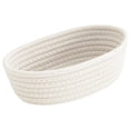 thumbnail image 1 of GROWTH TANK Small Storage Baskets Decorative Basket Multifunction Jewelry Lipstick Organizer White Small, 1 of 9