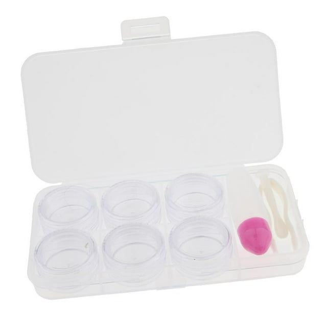 Organizador de lentes de contacto, Caja de lentes de contacto, Estuche de lentes de contacto lindo, Estuche de viaje de lentes de contacto, Estuche de lentes