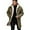 Army Green, variant on Men's Western Cowboy Vintage Suede Jacket Zip Up Coats Faux Leather Jackets Color: Grey Size: M