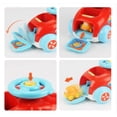 thumbnail image 2 of Vehículos de juguete de lanzamiento interactivo, autos impulsados ​​por , con 2 autos pequeños, habilidades motoras , autos de juguete Naranja Macarena coche de eyección, 2 of 4