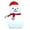 White Light., variant on Snowman Tap Light Cute Christmas Lamp Rechargeable Silicone Touch Bedside Light Snowman Mood Lighting for Christmas Tree