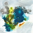 thumbnail image 2 of Fuchs, Jodi 26x26 Black Ornate Wood Framed with Double Matting Museum Art Print Titled - Color Fuse II, 2 of 4