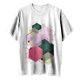 thumbnail image 4 of Blusa informal de manga corta con estampado geométrico de manga corta para mujer Fridja  gope2786, 4 of 6
