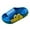 Blue, variant on Kids Slides Cute Cartoon Design Soft Thick Sole Open Toe Shoes for Summer Beach Outdoor Play Boys And Girls,Red,3.5-4 Years