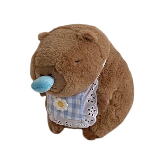 LeeQinersw Cute Capybara Plush Toy Cuddle Plush Toy Runny Nose Lovely Creative Cartoon Sofa 25cm