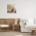 thumbnail image 2 of Stupell Industries Mountain Walk Elk Forest Canvas Wall Art design by Kim Allen, 17 x 17, 2 of 7