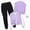 D129-Purple, variant on 5-6 Years Child Toddler Boy Girls Fall Outfits Long Sleeve Sweatshirt and Pants 2Pcs Clothes Set 6-12 Months 12-24 Months 2T 3T 4T Children Gift Setfor Boy