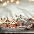 thumbnail image 6 of CoreLiving Colorful Sweet Village 2D Acrylic Flat Standing Figurine for Christmas Tabletop Decor, Vibrant Holiday House Display for Home Office, 1 Pack, 6 of 9