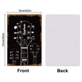 thumbnail image 2 of 1pc Vintage Metal Tin Sign Iron Wall Decor for Bars Restaurants Cafe Pubs Rectangle Guitar 300x200x2.2mm DIY, 2 of 7