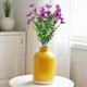 thumbnail image 3 of Flores artificiales, flores falsas, flores artificiales, paquete de 10, flores de viola artificiales con tallos de pino y violeta, plantas decorativas realistas para la decoración del hogar, simulació, 3 of 4