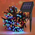thumbnail image 3 of Outdoor waterproof solar led string lights 8 function remote control lights street lighting courtyard around tree decoration holiday lights, 3 of 3