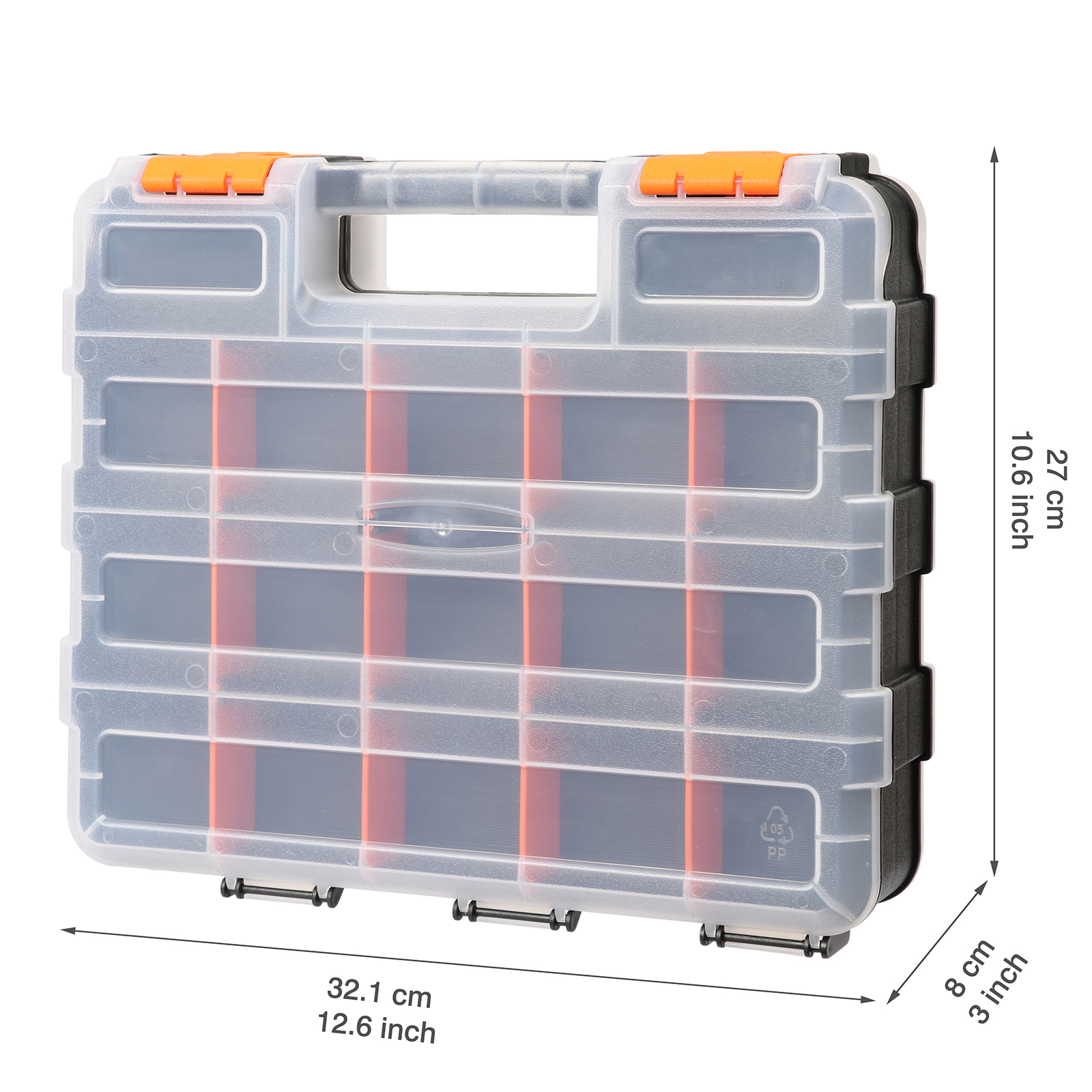 CASOMAN 34-Compartment Double-Sided Tool Organizer photo 5