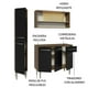 thumbnail image 4 of Mueble de Cocina Compacta 137cm Sin Tarja Emilly Madesa 09 MN, 4 of 10