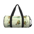 thumbnail image 2 of KLL Avocado for Exercise Duffle Bag For Men Women Sport Gym Fitness Tote Travel Training Workout Basketball Football Weekender, 2 of 8
