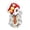 White, variant on Traditional Lion Dance Pet Costume, Festive Dog and Cat Cosplay Apparel, Soft and Breathable Animal Outfit for Seasonal Celebrations